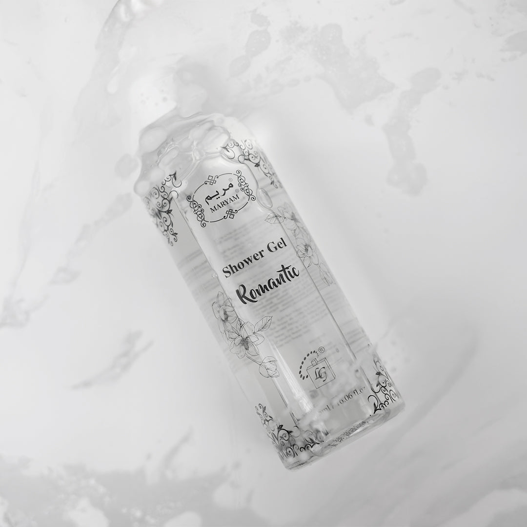 Maryam shower gel romantic with sweet , floral fragrance by lulu gallery