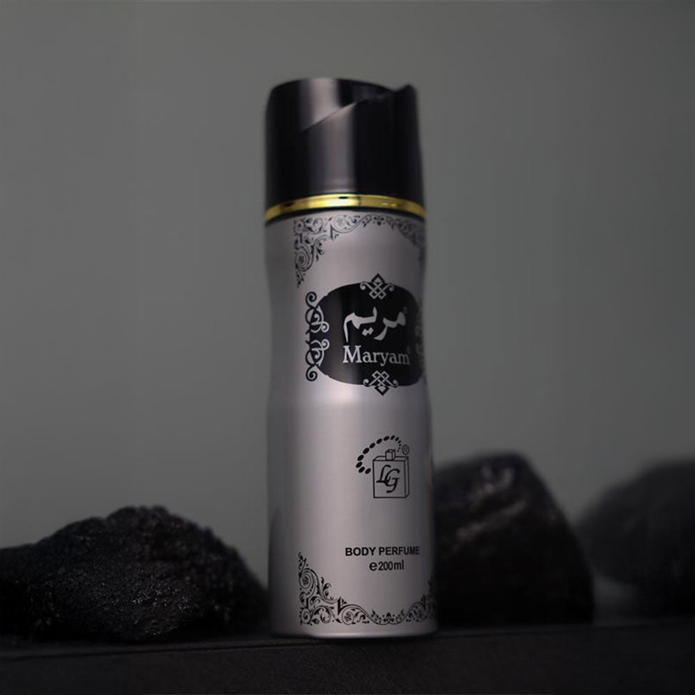 alcohol free body spray with premium Arabian fragrance by lulu gallery 