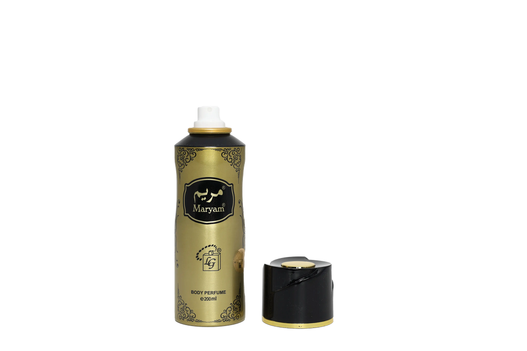 maryam body spray gold by lulu gallery alcohol free fragrance