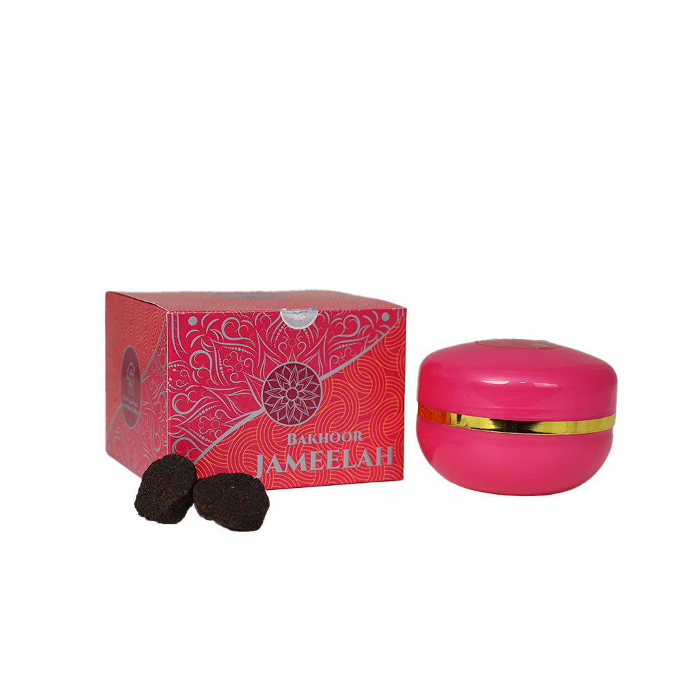 Jameelah bakhoor incense by lulu gallery with sweet and light home fragrance