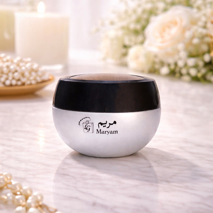 makhmaria maryam jamid silver hair and body balm by lulu gallery