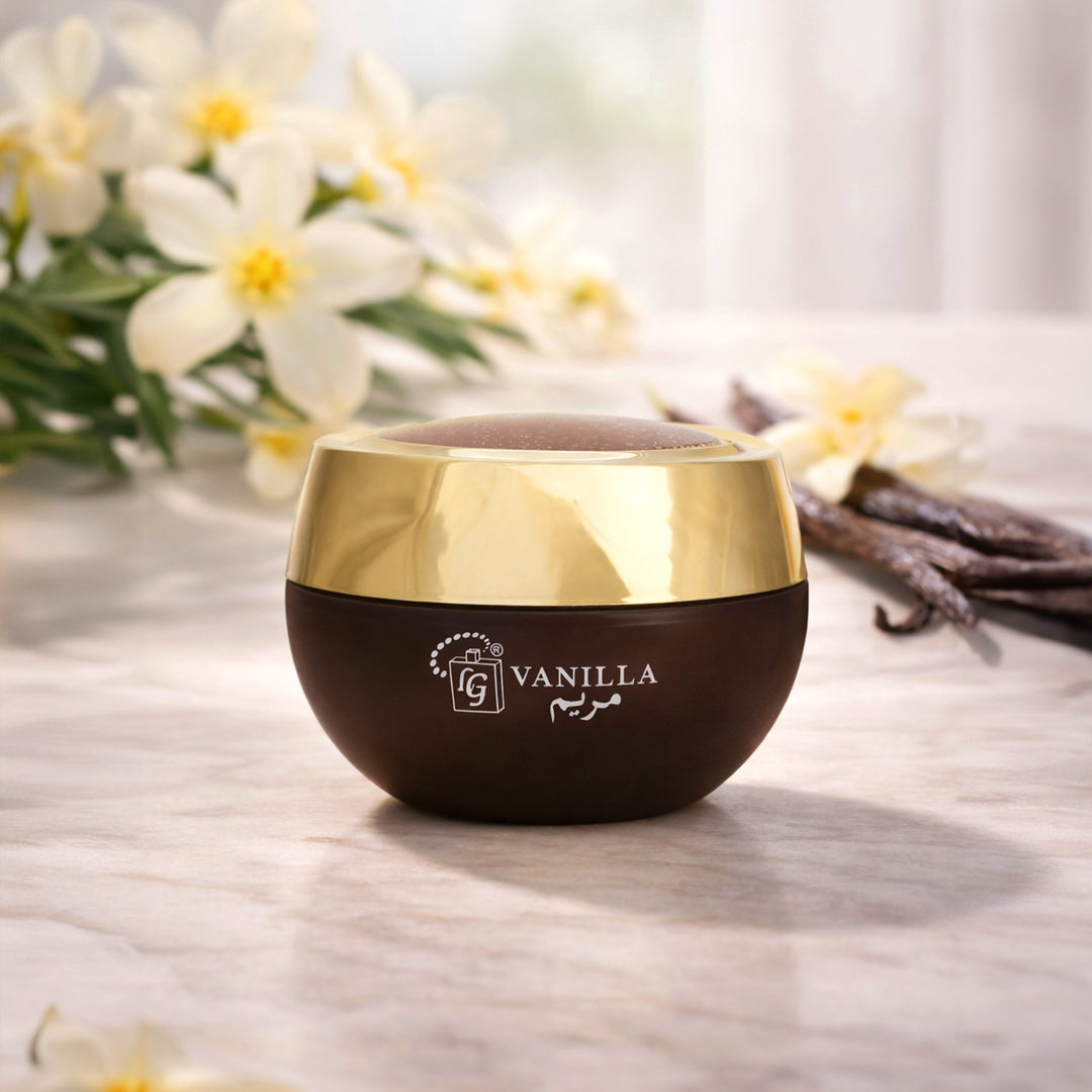 makhmaria maryam vanilla jamid premium perfumed balm for hair and body by lulu gallery