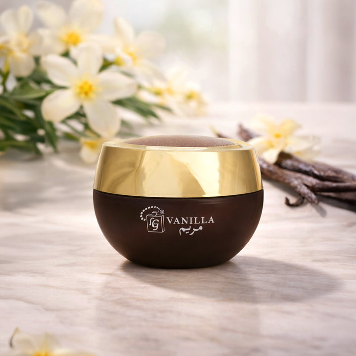 makhmaria maryam vanilla jamid premium perfumed balm for hair and body by lulu gallery