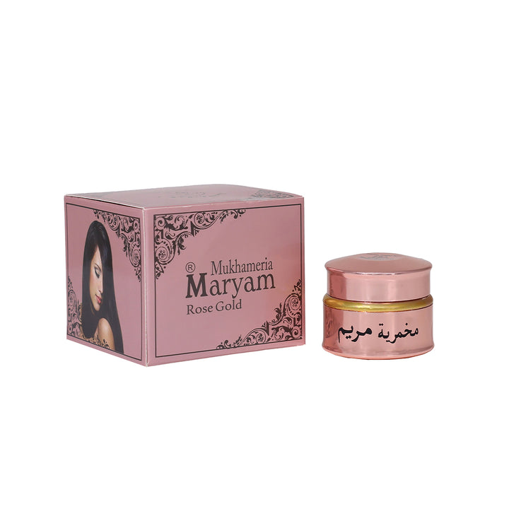 مخمرية makhmaria maryam rose gold perfume balm for hair and body by lulu gallery
