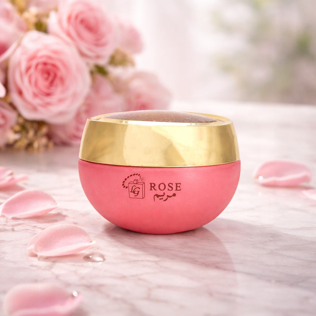 makhmaria rose perfume balm by lulu gallery