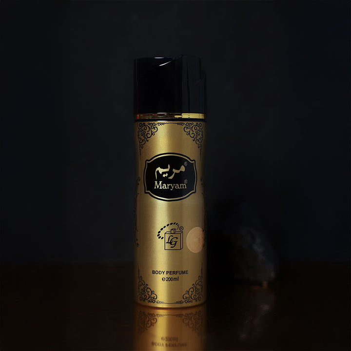 maryam body spray gold by lulu gallery long lasting alcohol free body spray