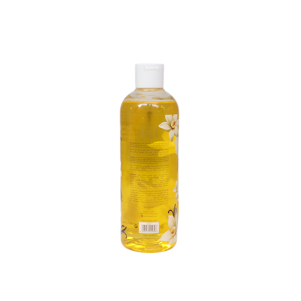 maryam vanilla shower gel by lulu gallery