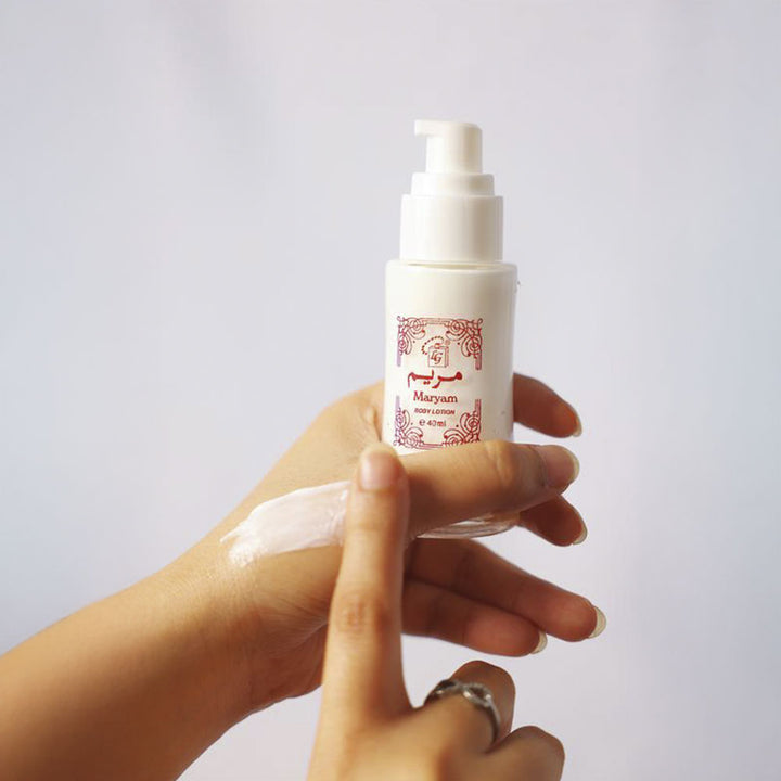 maryam body lotion rose gold with quick moisturing formula by lulu gallery