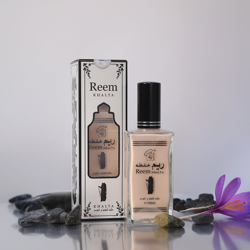 reem khalta saffron perfume by lulu gallery