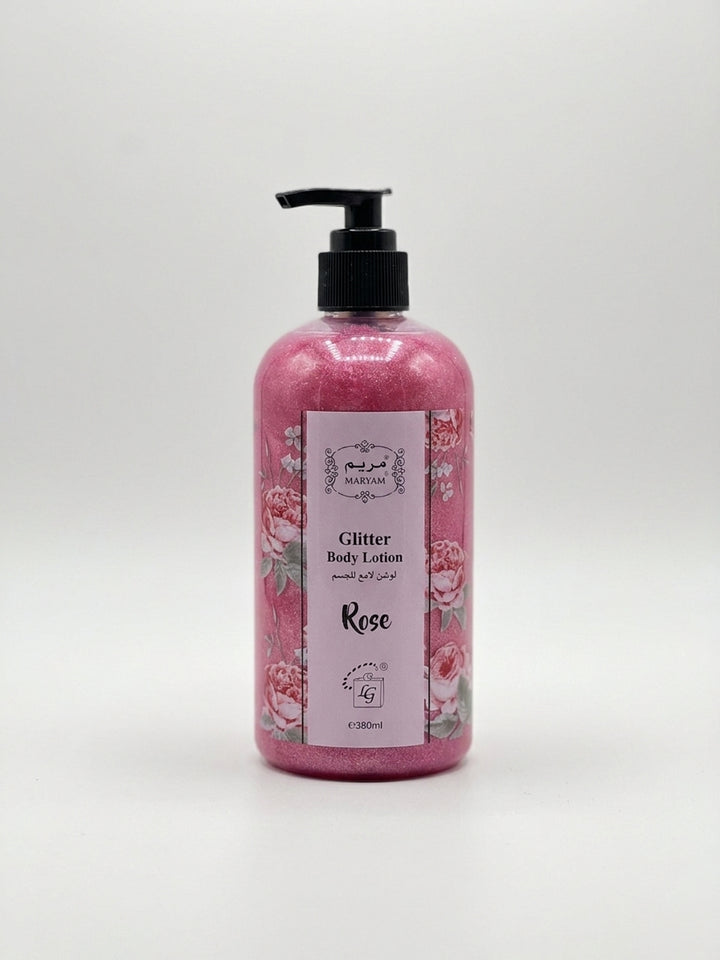 Maryam Glitter Lotion Rose
