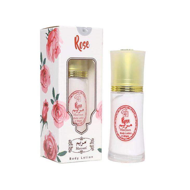 rose body lotion- organic body lotion for dry skin -MARYAM LOTION ROSE - best body lotion for women by LULU GALLERY LG - quick absorbing body lotion  - moisturizing body lotion                                                     